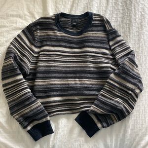 Vintage oversized cropped sweater